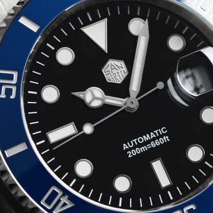 San Martin 40mm ST2130 Upgraded Version Sub Diving Watch - SN0017FW