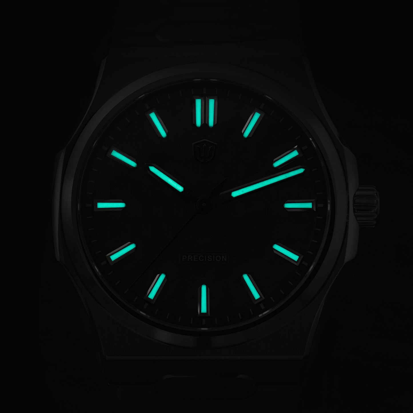 Watchdives Premier WD0016B Square-Block Faceted Dial Original Design