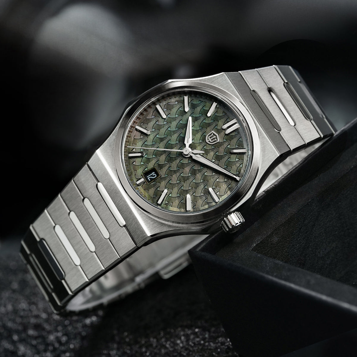 WDC WDC0001 Premier Miyota 9015 Automatic Watch - Forest MOP Dial