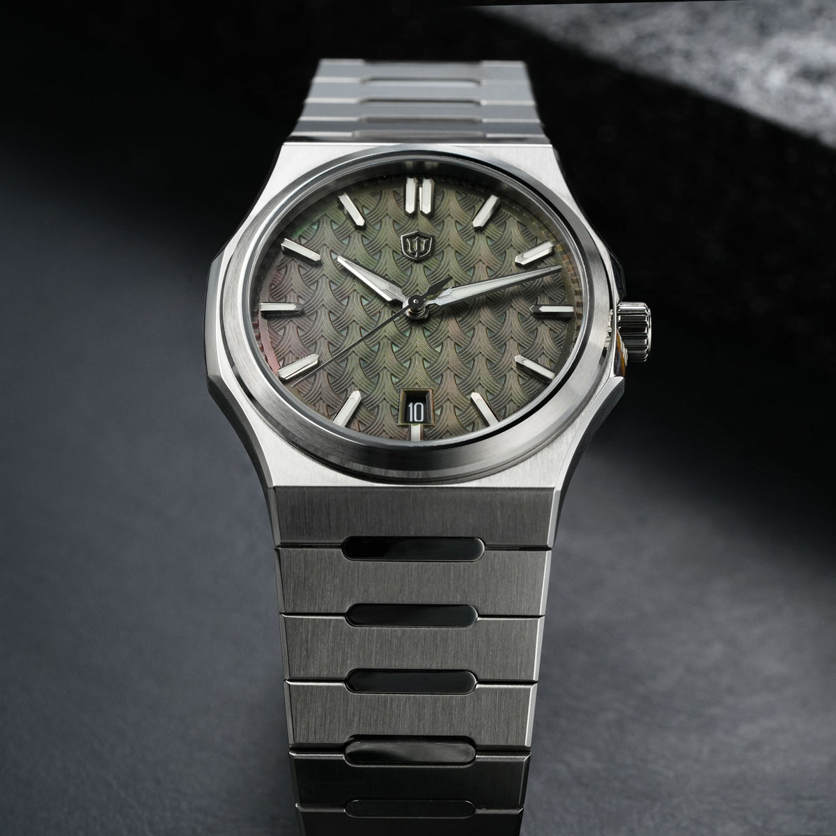 WDC WDC0001 Premier Miyota 9015 Automatic Watch - Forest MOP Dial