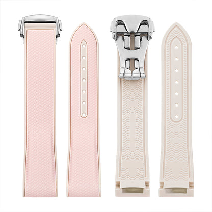 Interface Soft Silicone Watch Strap Stainless Steel Buckle