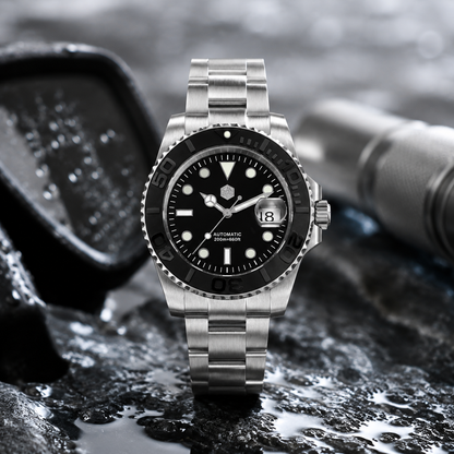 San Martin 40mm Exclusive Bezel Upgrade Sub Diver ST2130 Watch SN017FW- Limited Edition