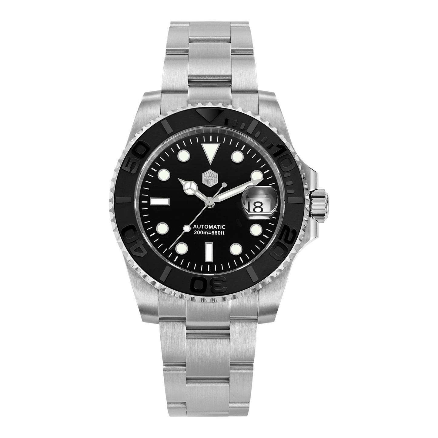 San Martin 40mm Exclusive Bezel Upgrade Sub Diver ST2130 Watch SN017FW- Limited Edition