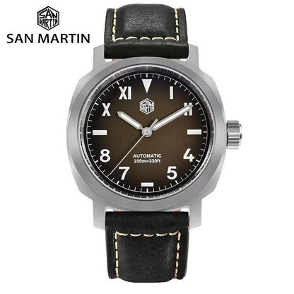 ★US Warehouse★San Martin 40mm Vintage Men Watch SN0065