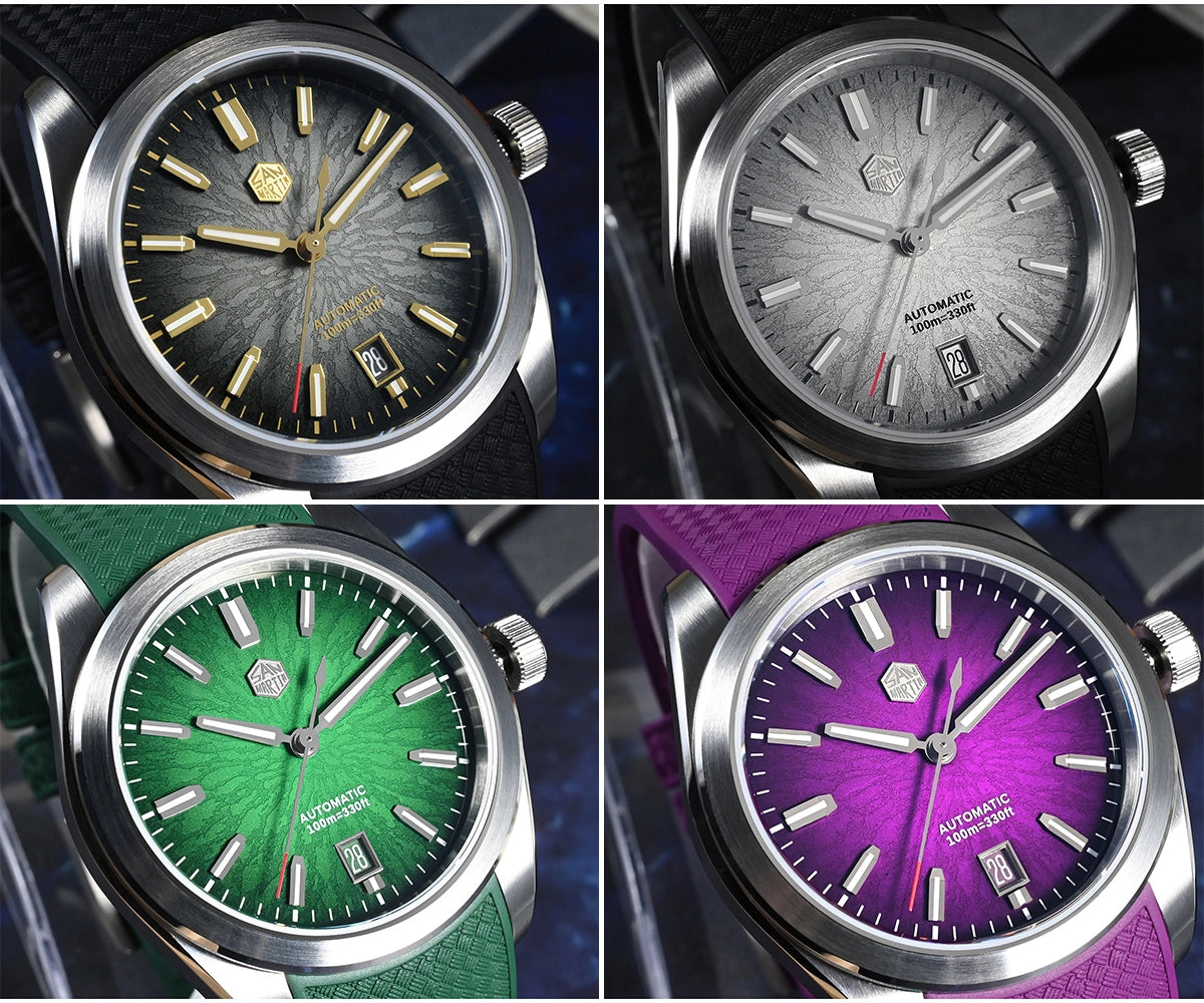 San Martin FKM 36/39/42mm JianZhan Dial Men Watch Miyota 9015 SN0144G