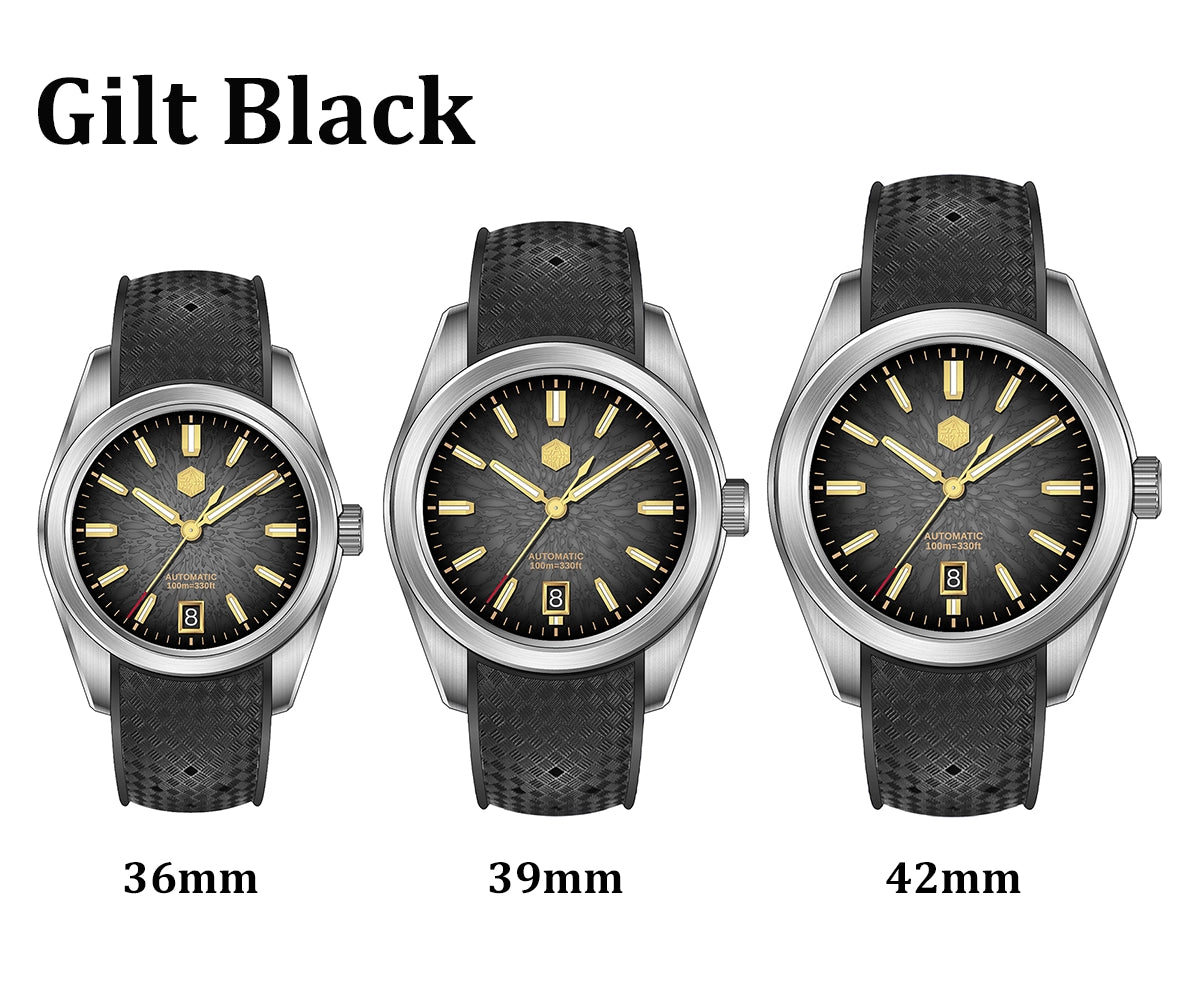 San Martin FKM 36/39/42mm JianZhan Dial Men Watch Miyota 9015 SN0144G