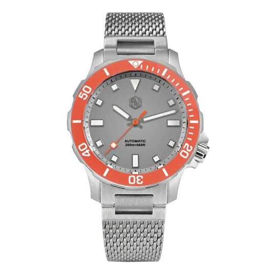 San Martin Original Design Divers Watch Milanese Bracelet SN085G-B