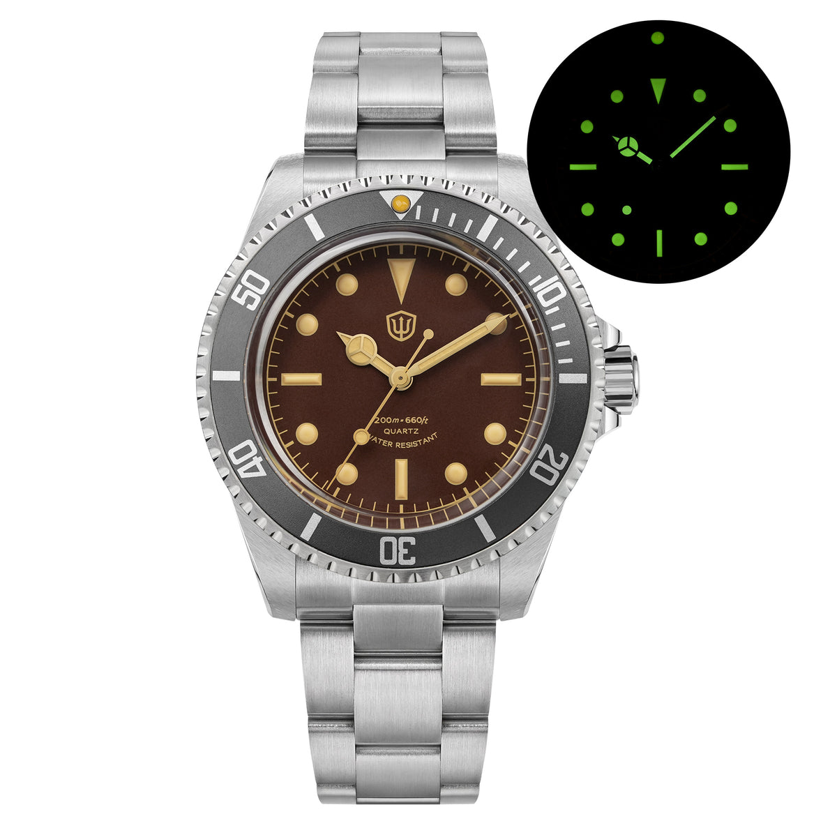 Watchdives WD5514Q 40mm Quartz Dive Watch – Top Hat Sapphire