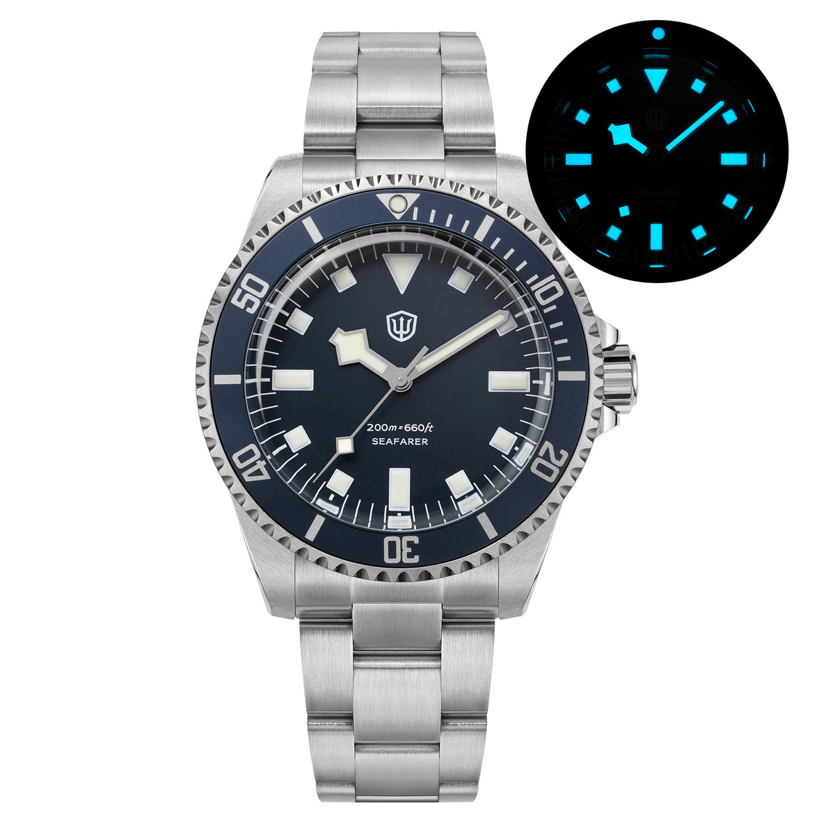 Watchdives WD5514Q 40mm Quartz Dive Watch – Top Hat Sapphire