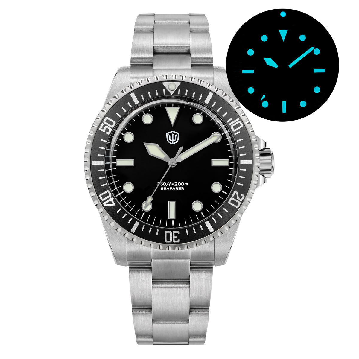 Watchdives WD5514Q 40mm Quartz Dive Watch – Top Hat Sapphire