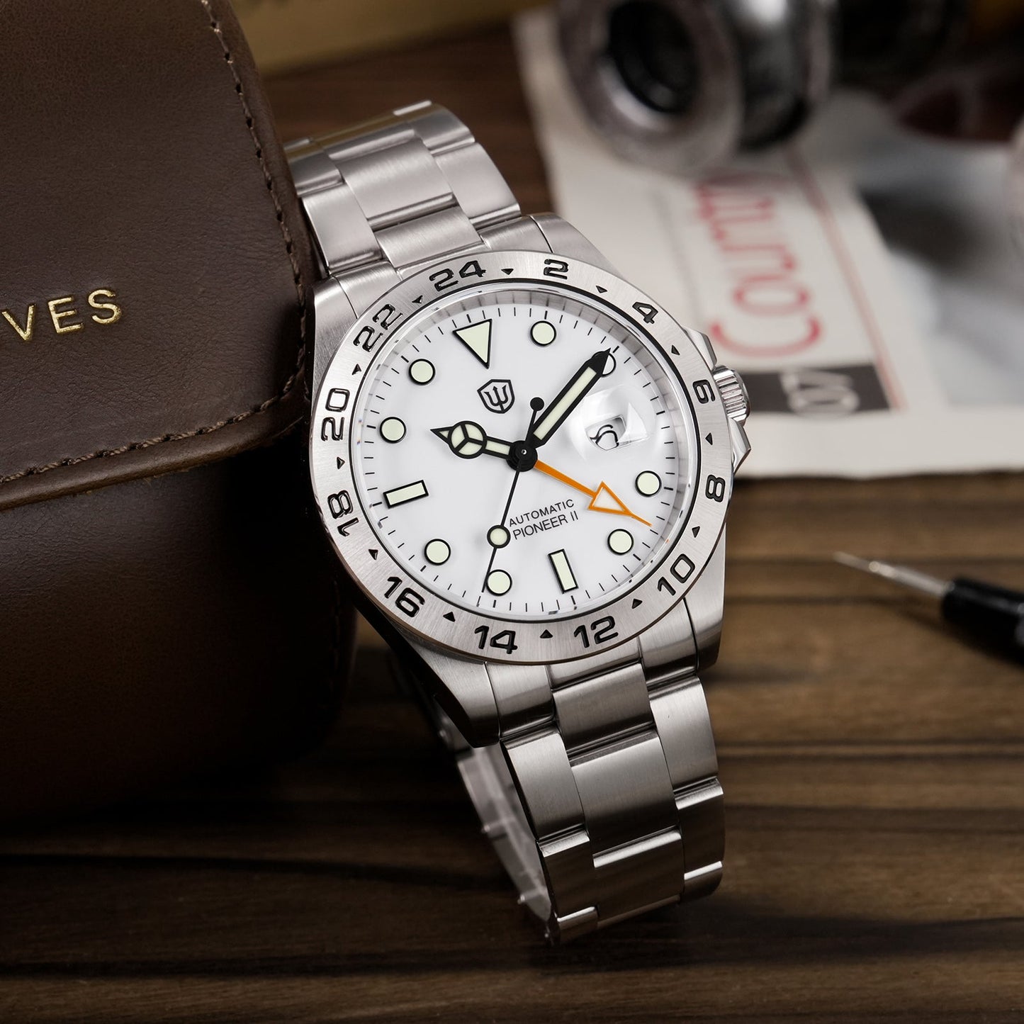 🔥EarlyBird🔥Watchdives WD1993 40mm 6460 GMT Watch