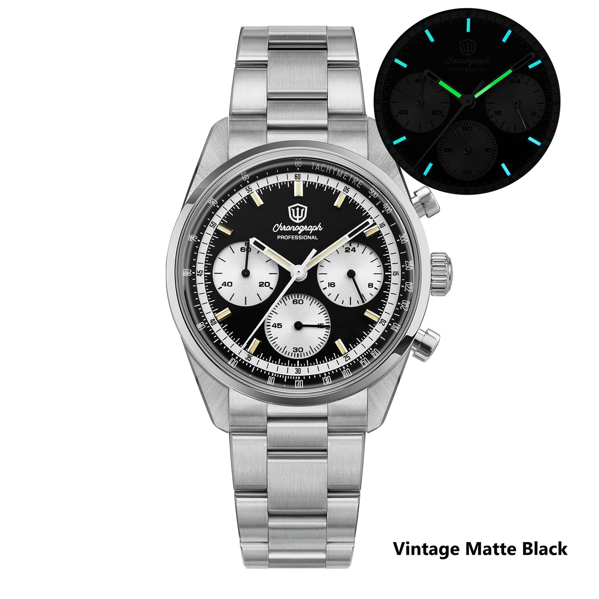 Watchdives WD0526 38.5mm VK63 Chronograph Watch
