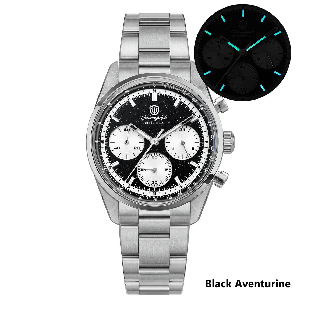 Watchdives WD0526 38.5mm VK63 Chronograph Watch