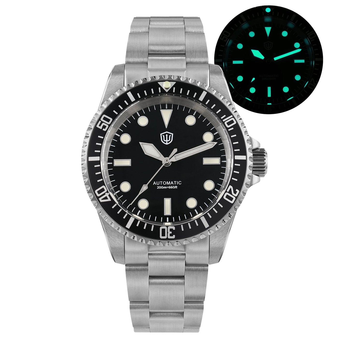 🔥WeekyDeals🔥Watchdives WD5513 NH35 38mm Vintage Sub Dive Watch