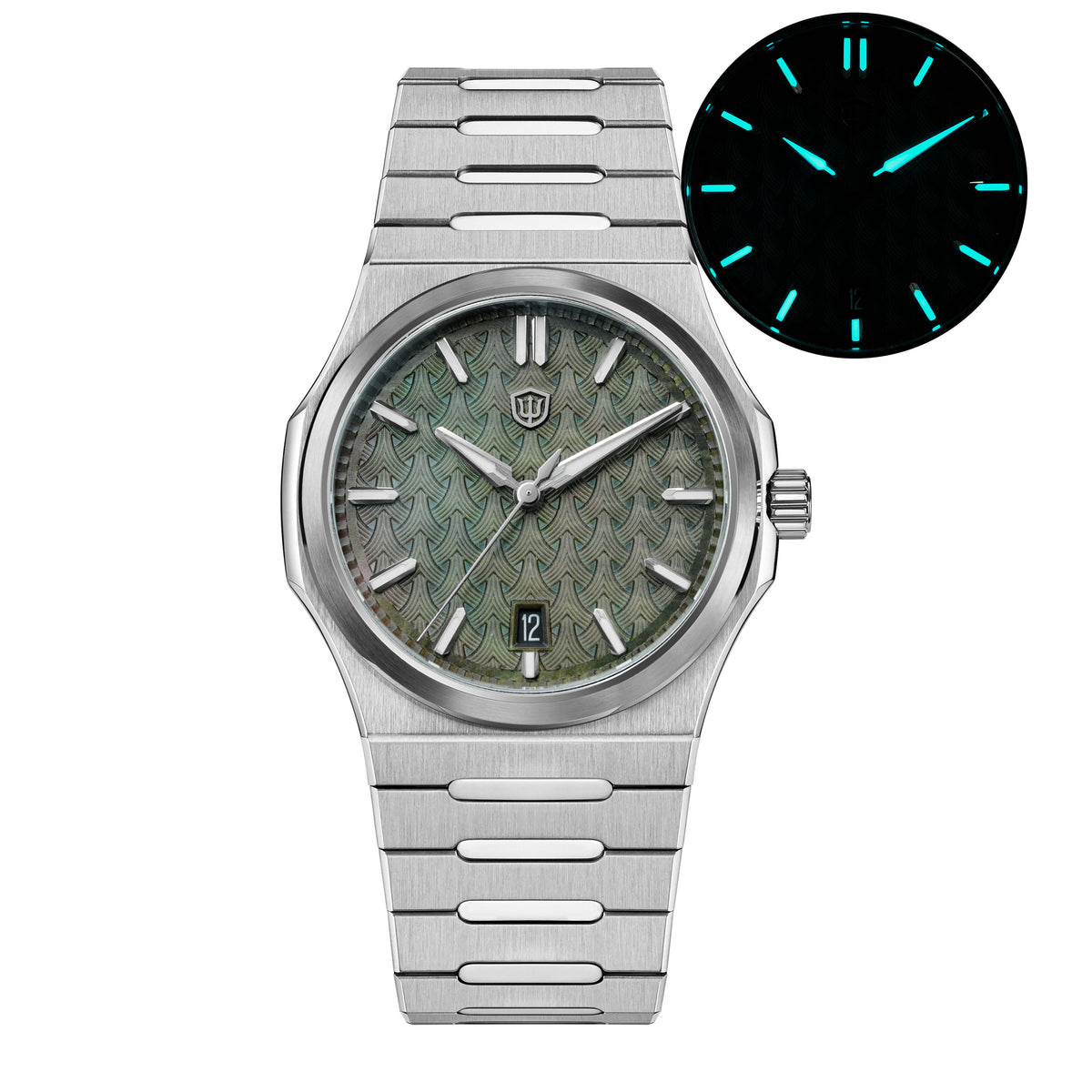 WDC WDC0001 Premier Miyota 9015 Automatic Watch - Forest MOP Dial