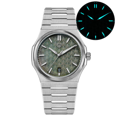 WDC WDC0001 Premier Miyota 9015 Automatic Watch - Forest MOP Dial