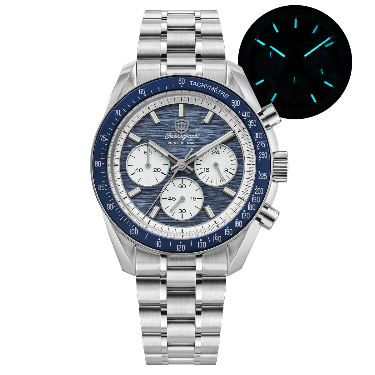 Watchdives WD1864 CAMBRIC 42mm VK63 Chronograph Watch