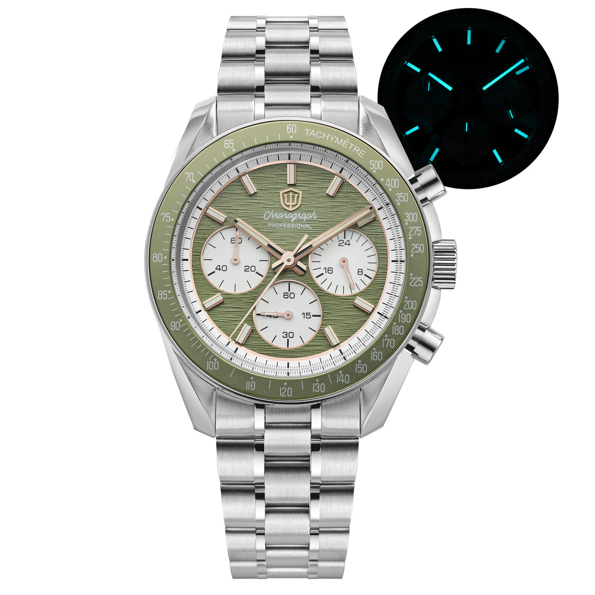 Watchdives WD1864 CAMBRIC 42mm VK63 Chronograph Watch
