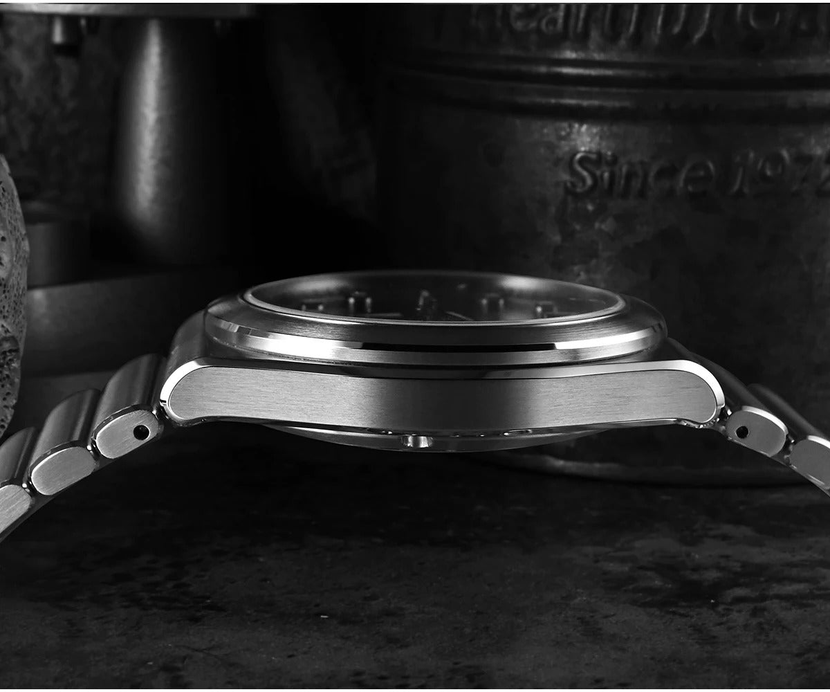 San Martin 40mm SS Brushed Dial Integrated Bracelet Miyota 90S5 SN0149