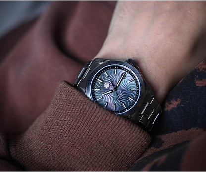 San Martin 39mm Mop Guilloche 9015 Automatic Men SN0150