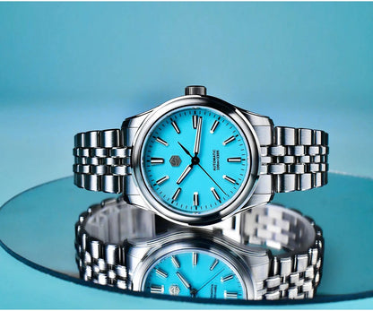 San Martin 39mm Gada Classic Simple Enamel Dial Miyota 90S5 Watch SN0144