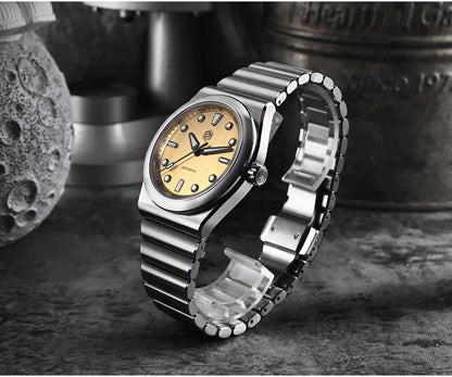 San Martin 40mm SS Brushed Dial Integrated Bracelet Miyota 90S5 SN0149