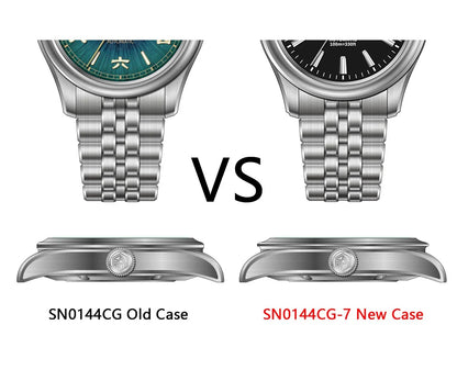 San Martin 39mm Gada Classic Simple Enamel Dial Miyota 90S5 Watch SN0144