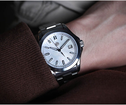 San Martin 39mm Mop Guilloche 9015 Automatic Men SN0150