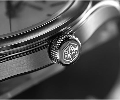 San Martin New 39mm Gada Watch MOP Dial Original Design Miyota 90S5 SN0144