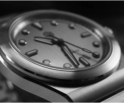 San Martin 40mm SS Brushed Dial Integrated Bracelet Miyota 90S5 SN0149