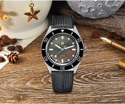 🔥11.11 Sale🔥San Martin 39mm Guilloche MOP Dial Miyota 90S5 Automatic Mechanical Watch SN0151