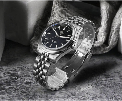 San Martin 39mm Gada Classic Simple Enamel Dial Miyota 90S5 Watch SN0144