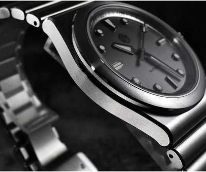 San Martin 40mm SS Brushed Dial Integrated Bracelet Miyota 90S5 SN0149