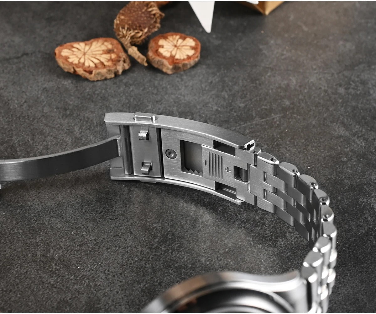 San Martin New 39mm Gada Watch MOP Dial Original Design Miyota 90S5 SN0144