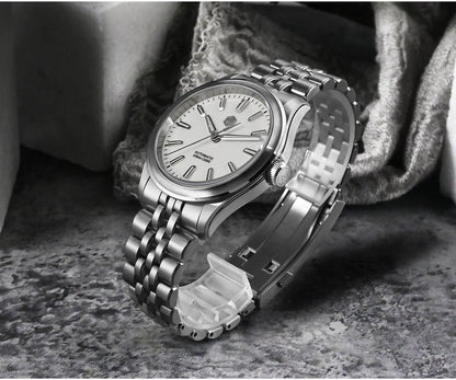 San Martin 39mm Gada Classic Simple Enamel Dial Miyota 90S5 Watch SN0144