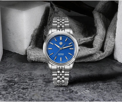 San Martin 39mm Gada Classic Simple Enamel Dial Miyota 90S5 Watch SN0144