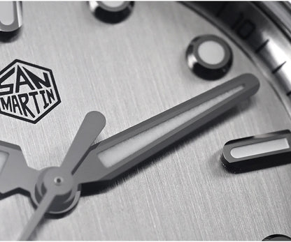 San Martin 40mm SS Brushed Dial Integrated Bracelet Miyota 90S5 SN0149