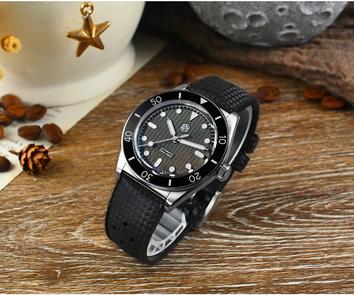 🔥11.11 Sale🔥San Martin 39mm Guilloche MOP Dial Miyota 90S5 Automatic Mechanical Watch SN0151