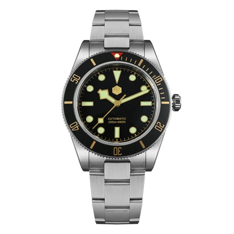 San Martin 40mm Retro Men Diver Watch NH35 Mechanical SN0008