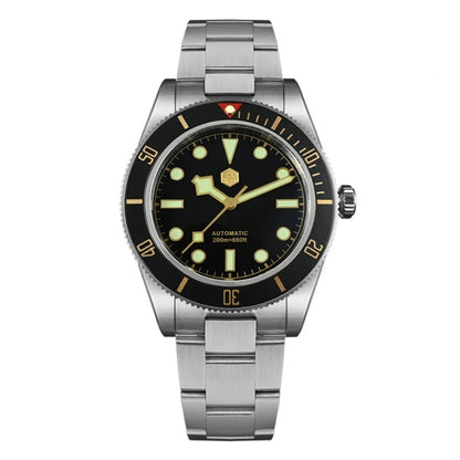 San Martin 40mm Retro Men Diver Watch NH35 Mechanical SN0008