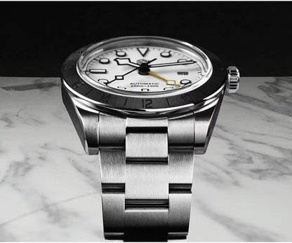 San Martin Upgraded 38.3mm Hangzhou 6460 BB GMT Men Watch Automatic Mechanical SN0054