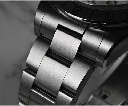 San Martin Upgraded 38.3mm Hangzhou 6460 BB GMT Men Watch Automatic Mechanical SN0054