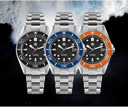 San Martin 41mm Diver Watch ST2130 Automatic Mechanical 600m SN0036