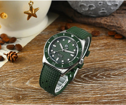 🔥11.11 Sale🔥San Martin 39mm Guilloche MOP Dial Miyota 90S5 Automatic Mechanical Watch SN0151