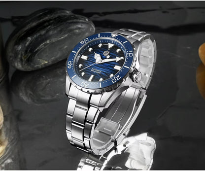 San Martin 40mm Diver 300m Men Watch ST2130 Automatic Mechanical SN0154