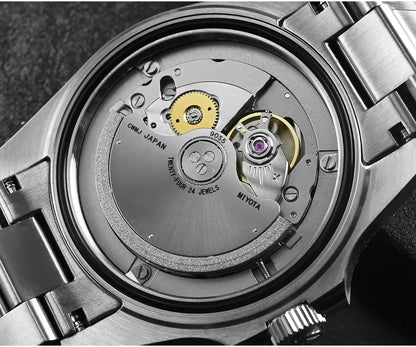 San Martin 38mm Enamel Gradient Wave Texture Dial Miyota 90S5 Diver Wristwatch SN0126-GS