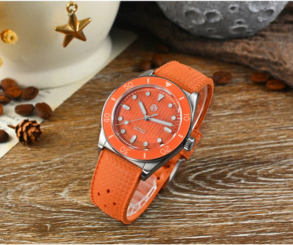 🔥11.11 Sale🔥San Martin 39mm Guilloche MOP Dial Miyota 90S5 Automatic Mechanical Watch SN0151