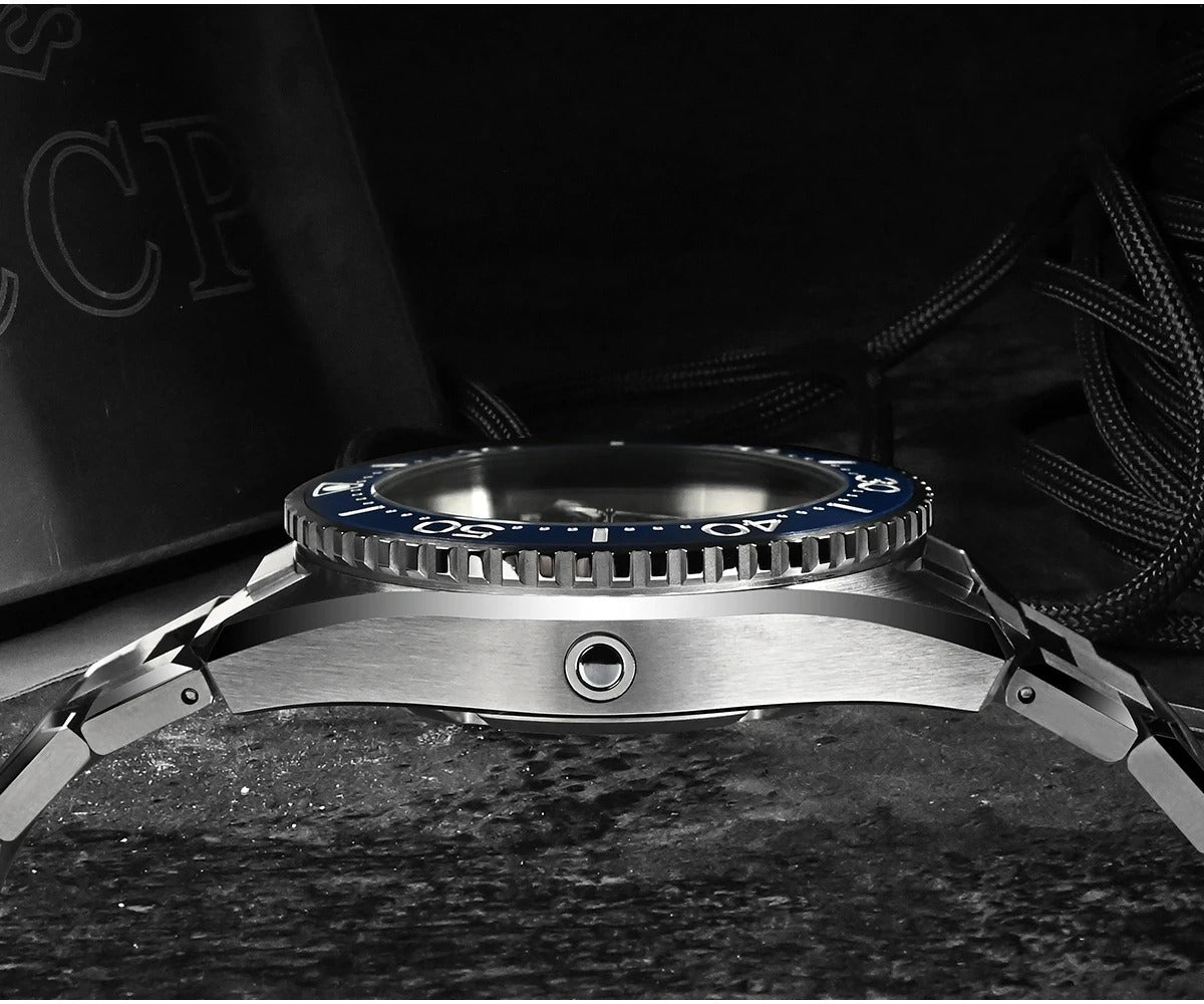 San Martin 41mm Diver Watch ST2130 Automatic Mechanical 600m SN0036