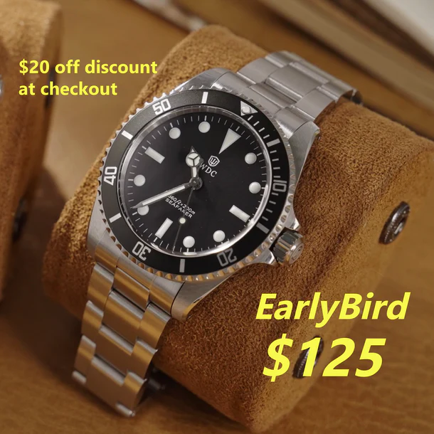 Watchdives Seafarar WD5513Q 40mm VH31 Sub Diver Watch
