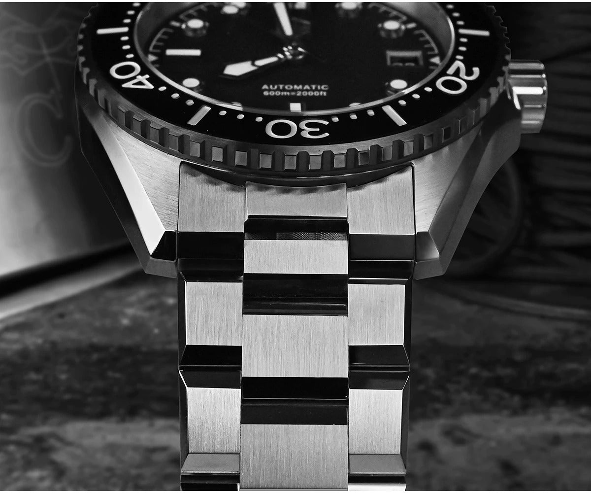 San Martin 41mm Diver Watch ST2130 Automatic Mechanical 600m SN0036